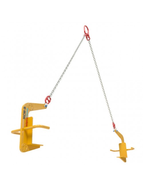 Chain sling with holder for wooden sleepers HCW-B