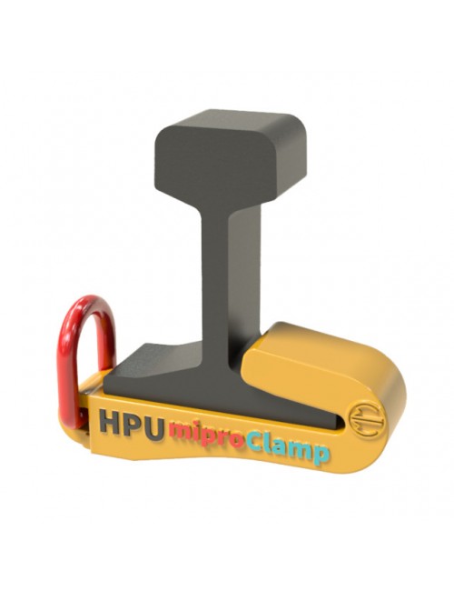 Rail turning clamp HPU