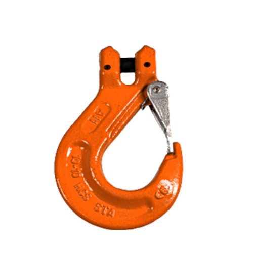 Clevis sling hook with latch grade 100 HCS