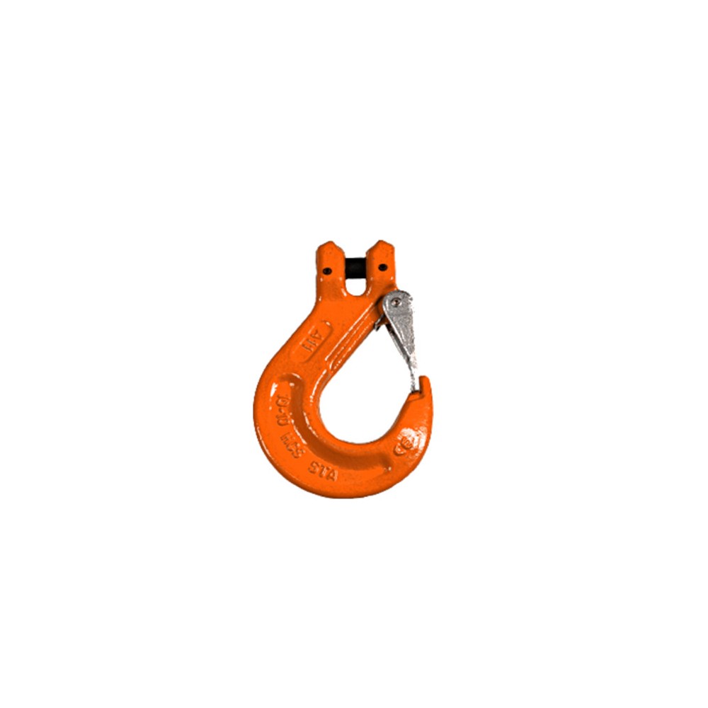 Clevis sling hook with latch grade 100 HCS
