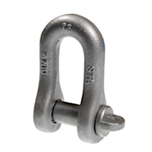Screw pin chain shackle type A DIN A