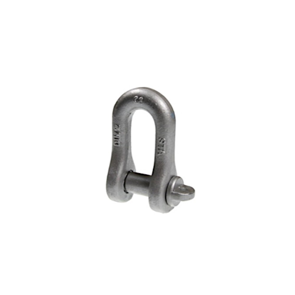 Screw pin chain shackle type A DIN A