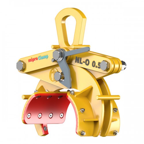 Round profile clamp with lining NL-O