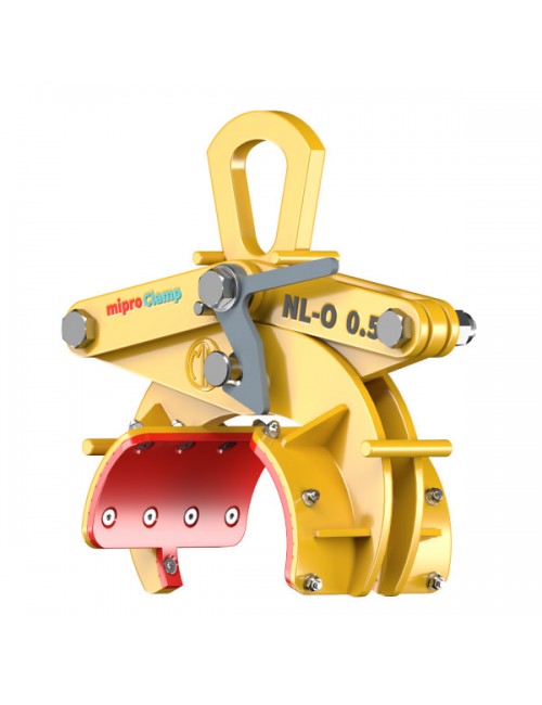 Round profile clamp with lining NL-O
