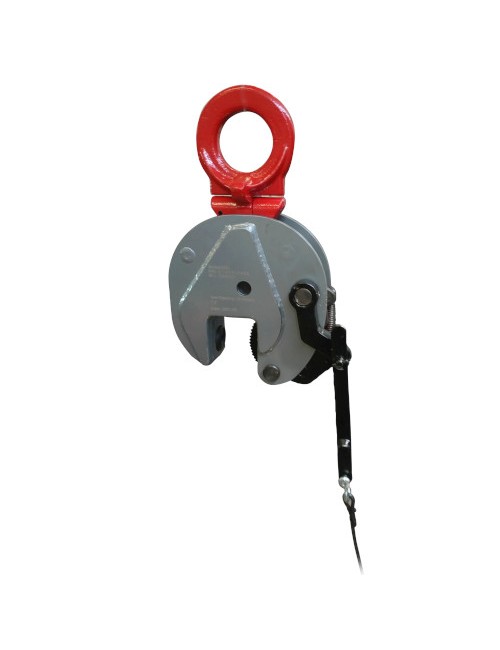 Plate clamp with lever DE-ZU - vertical