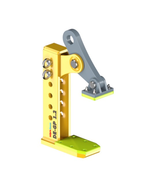 Plate clamp with height adjustment DE-GP - horizontal