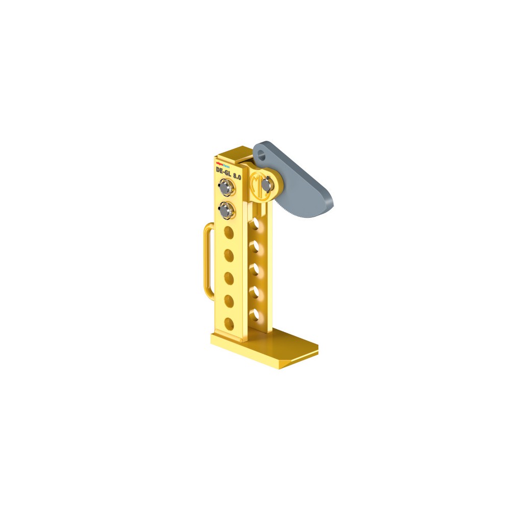 Plate clamp with height adjustment DE-GL - horizontal
