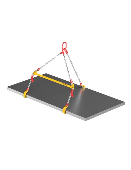 Clamp + lifting beam DE-Z - horizontal