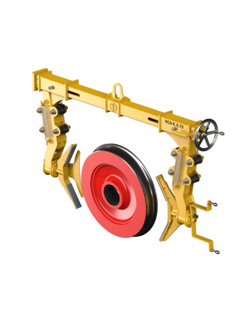 Self-centering maneuvering clamp for wheels HCA-E