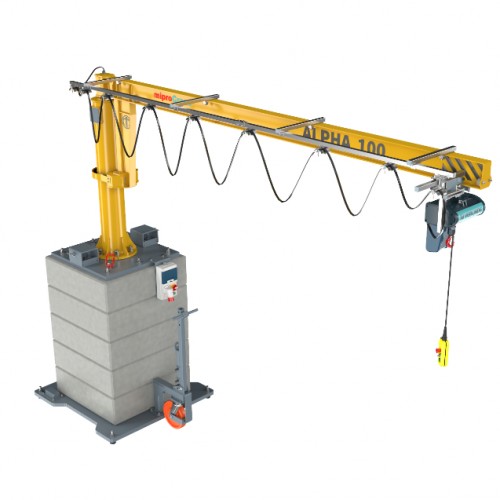 Freestanding jib crane ALPHA 100