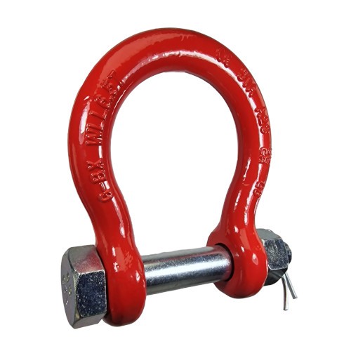 Wide bolt type anchor shackle G-BX