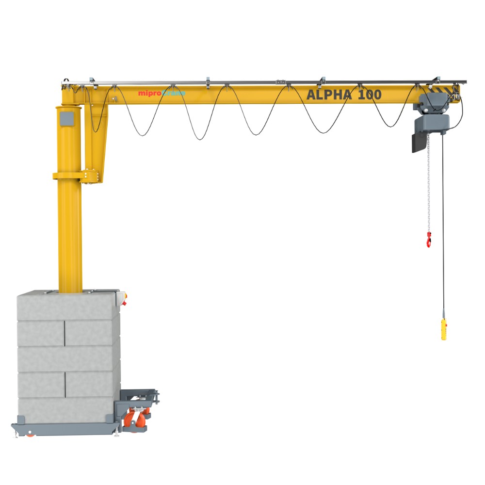 Freestanding jib crane ALPHA 100