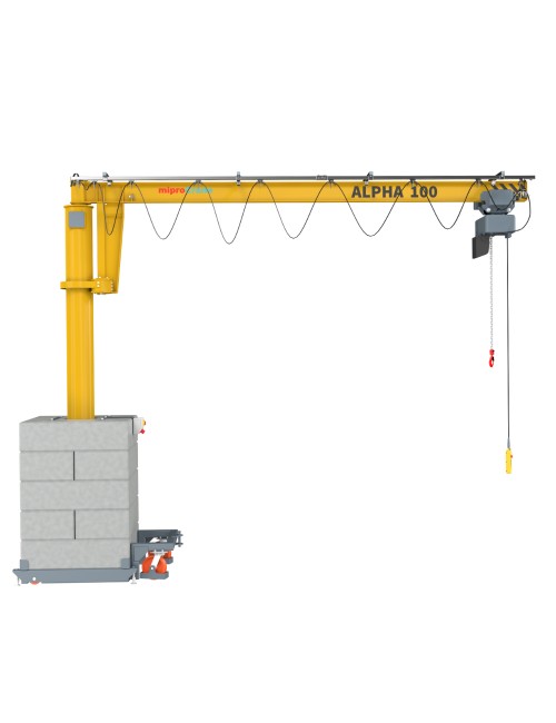 Freestanding jib crane ALPHA 100