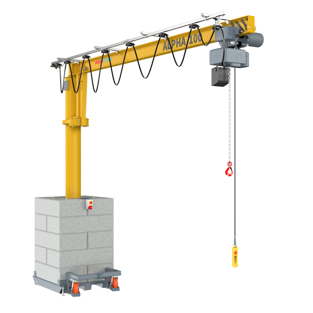 Freestanding jib crane ALPHA 100